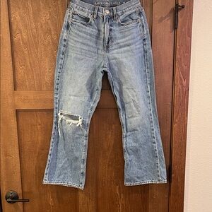 American Eagle Light Blue Denim Shorts